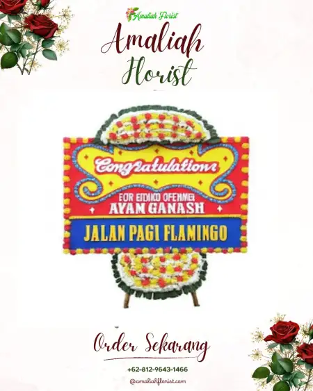 Sewa Papan Bunga Gemulak
